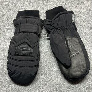 Reusch GORE-TEX Mittens Mens Large Black Leather Palm Insulated Ski Snowboard